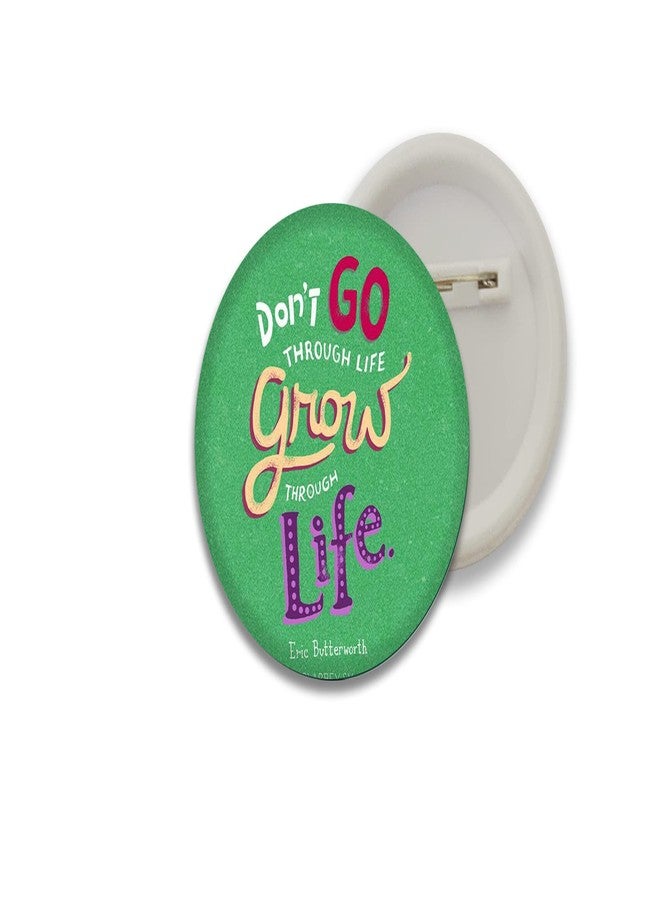 D2C Girls Motivational & Inspirational Button Badges (Pack of 5) - 'Good Time Be Strong' Pin for Bags, Backpacks & Gifts (58mm) - Image 2